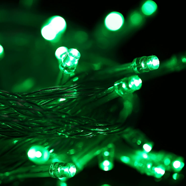 ضوء مكون من 100 LED مع وحدة تحكم، تأثير وميض / تلاشي / مطاردة، تيار متردد 220 فولت، قابس الاتحاد الأوروبي، ضوء أخضر، ضوء أبيض، ضوء أحمر، ضوء برتقالي، ضوء أزرق، ضوء وردي، ضوء بنفسجي، ضوء أصفر