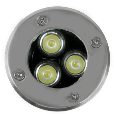 ضوء مقاوم للماء 3 LED، تيار مستمر 12 فولت، ضوء أبيض