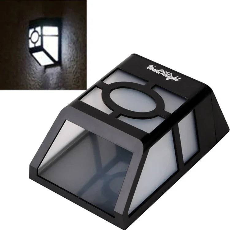 مصباح سياج شمسي 2 LED مثبت على الحائط، S-LED-3090W، S-LED-3090WW