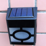 مصباح سياج شمسي 2 LED مثبت على الحائط، S-LED-3090W، S-LED-3090WW
