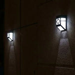 مصباح سياج شمسي 2 LED مثبت على الحائط، S-LED-3090W، S-LED-3090WW