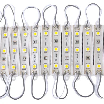 20 × 3 LED ضوء أبيض دافئ 5050 SMD LED، 12 فولت تيار مستمر