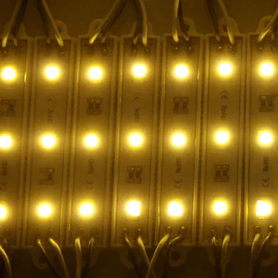 20 × 3 LED ضوء أبيض دافئ 5050 SMD LED، 12 فولت تيار مستمر