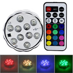 10 LED مع تحكم عن بعد