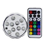 10 LED مع تحكم عن بعد