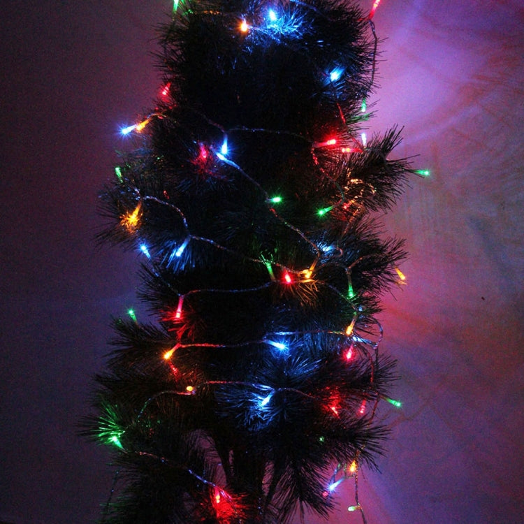 لحفلة عيد الميلاد، 80 LED، ضوء RGB، تعمل بالبطارية