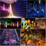 لحفلة عيد الميلاد، 80 LED، ضوء RGB، تعمل بالبطارية
