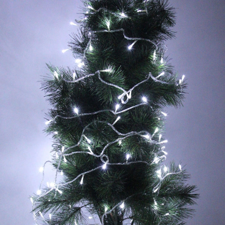 لحفلة عيد الميلاد، 100 LED ضوء أبيض، مع جهاز تحكم بـ 8 وظائف، 220 فولت، قابس المملكة المتحدة
