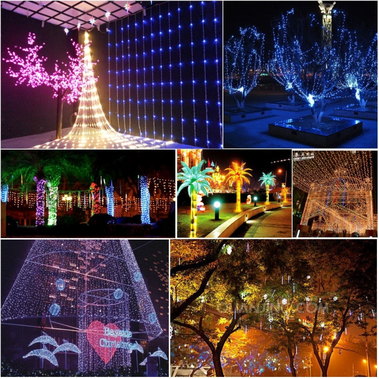 لحفلة عيد الميلاد، 50 LED، ضوء RGB، تعمل بالبطارية