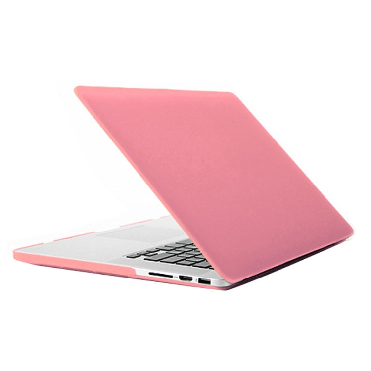 غطاء حماية بلاستيكي صلب غير شفاف للابتوب لجهاز Macbook Pro Retina مقاس 13.3 بوصة (وردي معدني)، لجهاز Macbook Pro Retina مقاس 13.3 بوصة، متعدد الألوان
