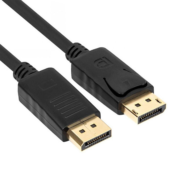 كابل من DisplayPort ذكر إلى DisplayPort ذكر، الطول: 1.8 متر، DP إلى DP ذكر (مطلي بالذهب)