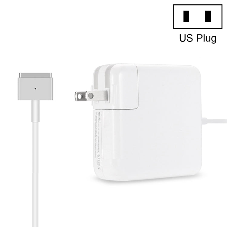 محول طاقة MagSafe 2 بقوة 85 واط 20 فولت 4.25 أمبير 5 دبابيس A1424 لماك بوك، طول الكابل: 1.6م، قابس أمريكي، قابس أمريكي 85 واط