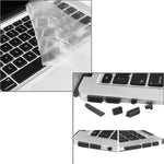 غطاء حماية صلب غير لامع 3 في 1 مع واقي لوحة مفاتيح وسدادة غبار للمنافذ لجهاز Macbook Air 11.6 بوصة (النسخة الأمريكية) / A1370 / A1465 من ENKAY