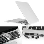 غطاء حماية صلب غير لامع 3 في 1 مع واقي لوحة مفاتيح وسدادة غبار للمنافذ لجهاز Macbook Air 11.6 بوصة (النسخة الأمريكية) / A1370 / A1465 من ENKAY