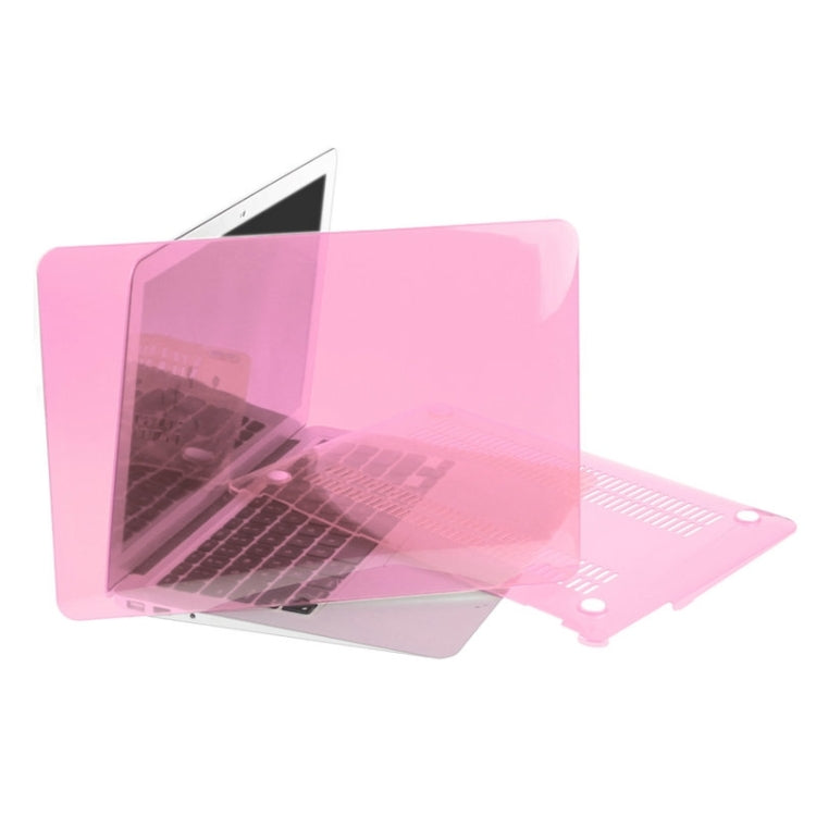 ENKAY لجهاز Macbook Air 13.3 بوصة (النسخة الأمريكية) / A1369 / A1466 غطاء صلب شفاف ثلاثي الوظائف مع حماية لوحة المفاتيح وسدادة غبار للمنافذ