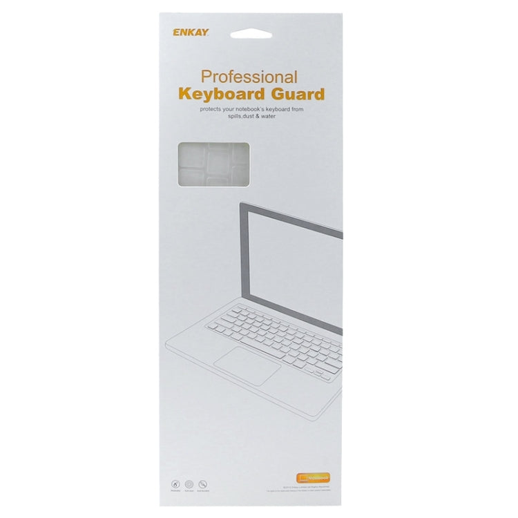 ENKAY لجهاز Macbook Air 13.3 بوصة (النسخة الأمريكية) / A1369 / A1466 غطاء صلب شفاف ثلاثي الوظائف مع حماية لوحة المفاتيح وسدادة غبار للمنافذ