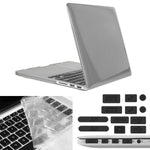غطاء حماية صلب كريستالي 3 في 1 مع واقي لوحة مفاتيح وسدادة غبار للمنافذ من ENKAY لجهاز Macbook Pro Retina مقاس 13.3 بوصة (النسخة الأمريكية) / A1425 / A1502 Hat-Prince