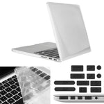 غطاء حماية صلب كريستالي 3 في 1 مع واقي لوحة مفاتيح وسدادة غبار للمنافذ من ENKAY لجهاز Macbook Pro Retina مقاس 13.3 بوصة (النسخة الأمريكية) / A1425 / A1502 Hat-Prince