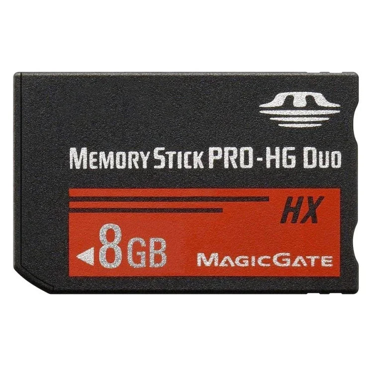بطاقة ذاكرة 8GB Memory Stick Pro Duo HX - سرعة عالية 30MB/ثانية، للاستخدام مع بلايستيشن بورتبل (السعة الحقيقية 100%)، 8GB