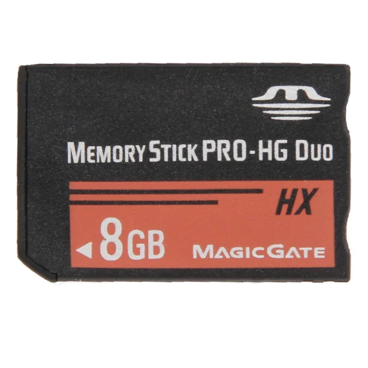 بطاقة ذاكرة 8GB Memory Stick Pro Duo HX - سرعة عالية 30MB/ثانية، للاستخدام مع بلايستيشن بورتبل (السعة الحقيقية 100%)، 8GB