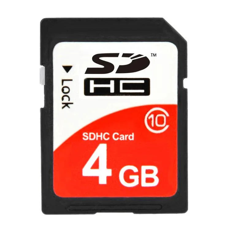 بطاقة ذاكرة كاميرا SDHC فئة 10 عالية السرعة 4GB (السعة الحقيقية 100%)، 4GB