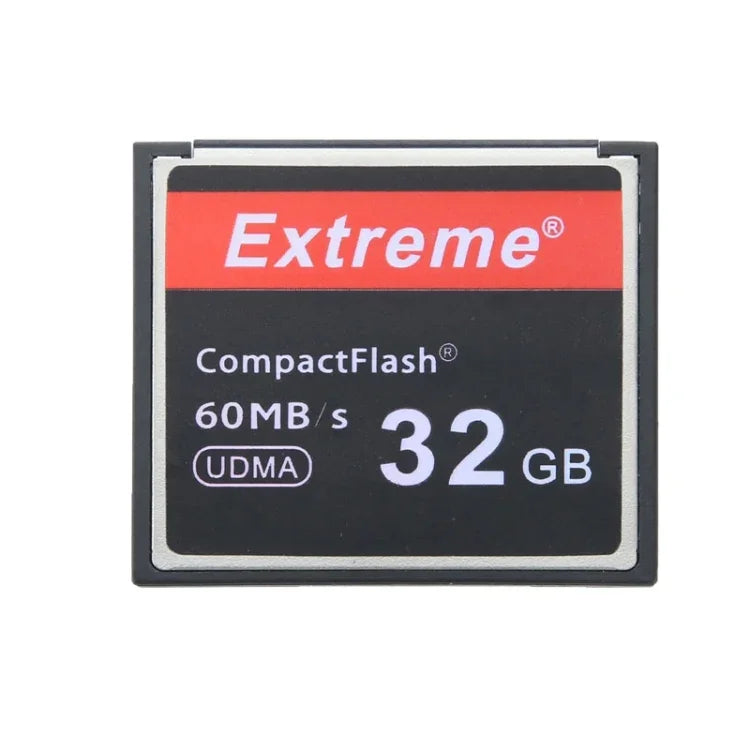 بطاقة Compact Flash شديدة التحمل 32GB، سرعة قراءة 400X، حتى 60 ميجابايت/ثانية (السعة الحقيقية 100%)، 32GB