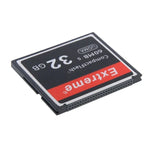 بطاقة Compact Flash شديدة التحمل 32GB، سرعة قراءة 400X، حتى 60 ميجابايت/ثانية (السعة الحقيقية 100%)، 32GB