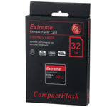 بطاقة Compact Flash شديدة التحمل 32GB، سرعة قراءة 400X، حتى 60 ميجابايت/ثانية (السعة الحقيقية 100%)، 32GB