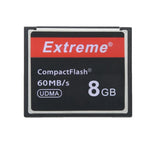 بطاقة Compact Flash شديدة التحمل 8GB، سرعة قراءة 400X، حتى 60 ميجابايت/ثانية (السعة الحقيقية 100%)، 8GB