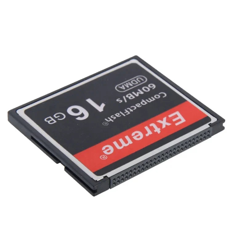 بطاقة Compact Flash شديدة التحمل 16GB، سرعة قراءة 400X، حتى 60 ميجابايت/ثانية (السعة الحقيقية 100%)، 16GB