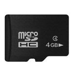 بطاقة ذاكرة Micro SD (TF) فئة 10 عالية السرعة 4GB من تايوان، كتابة: 8 ميجابايت/ثانية، قراءة: 12 ميجابايت/ثانية (السعة الحقيقية 100%)، بطاقة عارية 4GB
