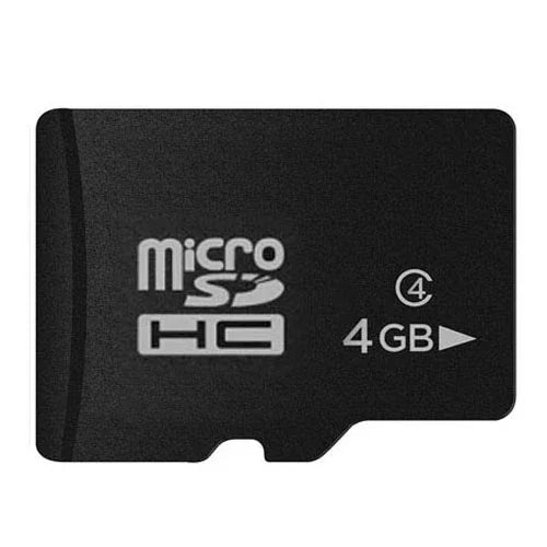 بطاقة ذاكرة Micro SD (TF) فئة 10 عالية السرعة 4GB من تايوان، كتابة: 8 ميجابايت/ثانية، قراءة: 12 ميجابايت/ثانية (السعة الحقيقية 100%)، بطاقة عارية 4GB