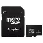 بطاقة ذاكرة Micro SD (TF) فئة 10 عالية السرعة 4GB من تايوان، كتابة: 8 ميجابايت/ثانية، قراءة: 12 ميجابايت/ثانية (السعة الحقيقية 100%)، بطاقة عارية 4GB