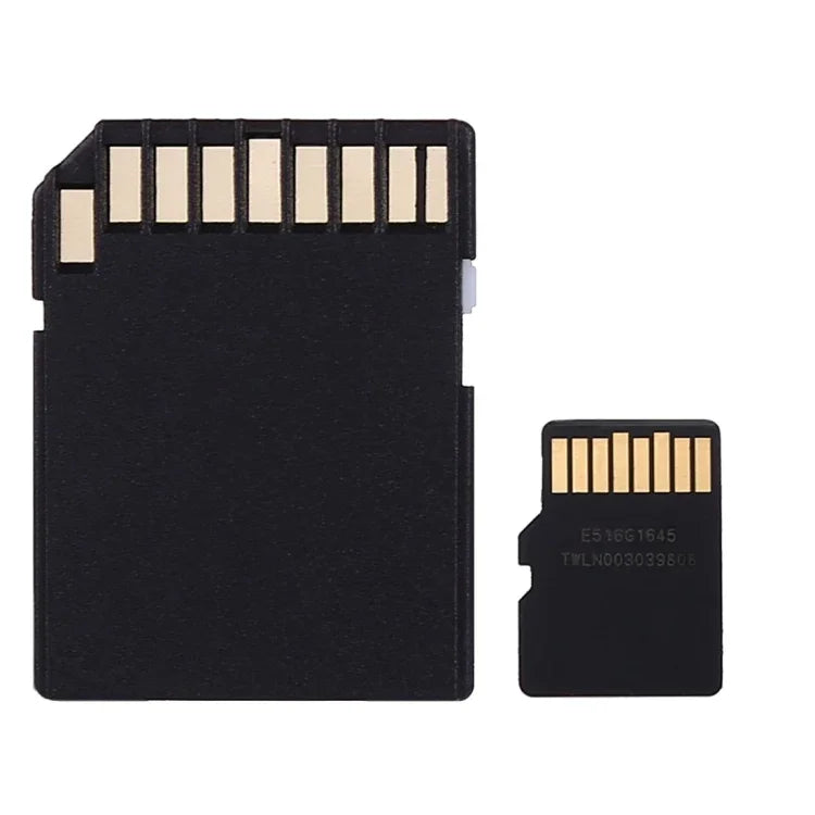 بطاقة ذاكرة Micro SD (TF) فئة 10 عالية السرعة 16GB من تايوان، كتابة: 8 ميجابايت/ثانية، قراءة: 12 ميجابايت/ثانية (السعة الحقيقية 100%)، بطاقة عارية 16GB