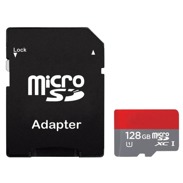 بطاقة ذاكرة TF/Micro SDHC UHS-1(U1) عالية السرعة فئة 10 بسعة 128GB، كتابة: 15mb/s، قراءة: 30mb/s (السعة الحقيقية 100%)، 128GB