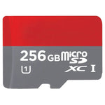 بطاقة ذاكرة TF/Micro SDHC UHS-1(U1) عالية السرعة فئة 10 بسعة 256GB، كتابة: 15mb/s، قراءة: 30mb/s (السعة الحقيقية 100%)، 256GB