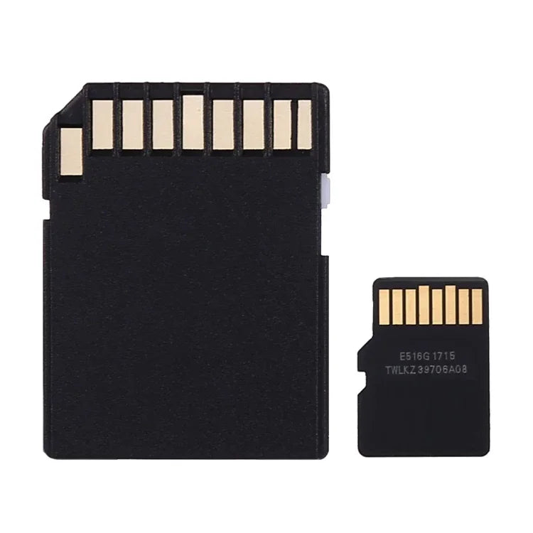 بطاقة ذاكرة TF/Micro SDHC UHS-1 (U1) عالية السرعة فئة 10 بسعة 16 جيجابايت، سرعة كتابة: 15 ميجابايت/ث، سرعة قراءة: 30 ميجابايت/ث (السعة الحقيقية 100%)، 16 جيجابايت
