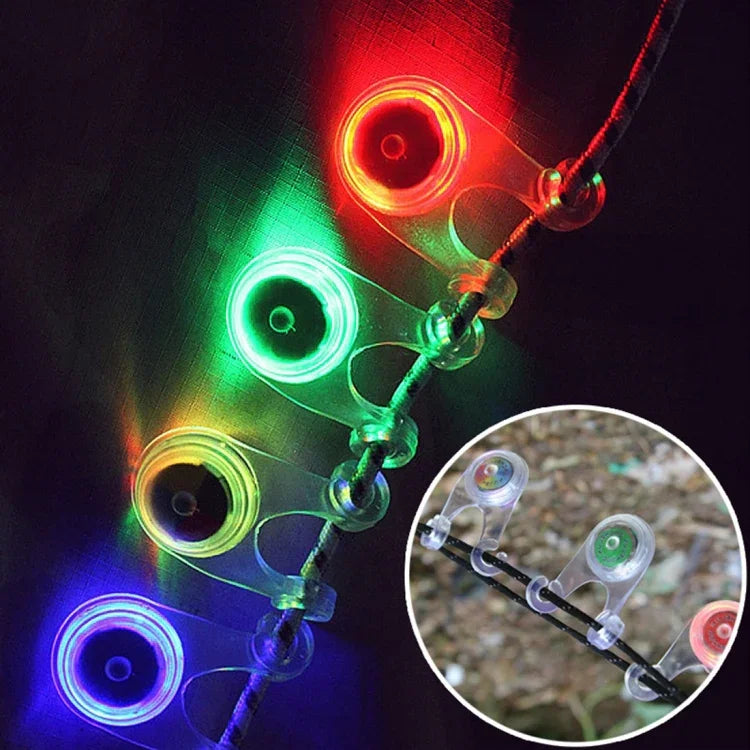 مصباح LED مقاوم للماء محمول للخيمة الخارجية، مصباح معلق، تسليم لون عشوائي