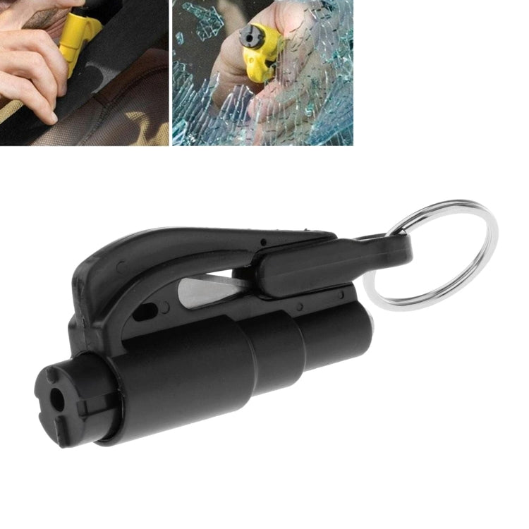 2 in 1 Car Emergency Hammer / Key Chain / Knife Broken Glass Portable Tool, 2 in 1 Black, 2 in 1 Red, 2 in 1 Yellow