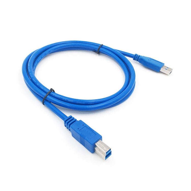 كابل تمديد / نقل بيانات USB 3.0 من A ذكر إلى B ذكر، الطول: 5م، الطول: 1.5م