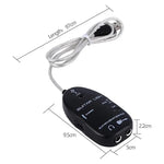 كابل وصلة جيتار بواجهة USB لتسجيل الكمبيوتر / ماك، كابل وصلة جيتار بواجهة USB (أسود)، كابل وصلة جيتار بواجهة USB (أبيض)