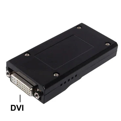 محول عرض USB 2.0 إلى DVI / VGA / HDMI، يدعم Full HD 1080P، قابل للتوسيع حتى 6 وحدات عرض، دقة USB 2.0: 1920*1080