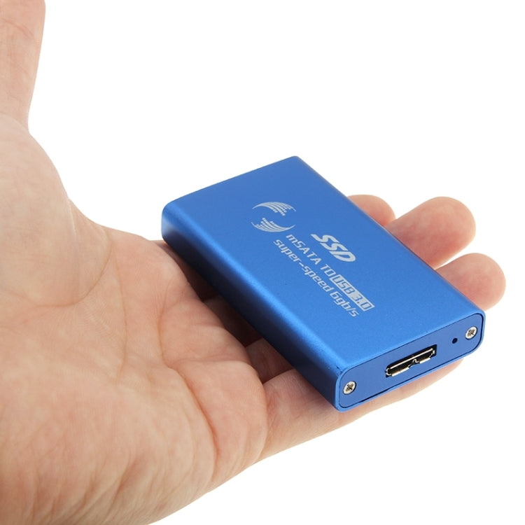 علبة قرص صلب SSD mSATA بسرعة 6 جيجابت/ثانية إلى USB 3.0