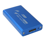علبة قرص صلب SSD mSATA بسرعة 6 جيجابت/ثانية إلى USB 3.0