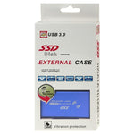 علبة قرص صلب SSD mSATA بسرعة 6 جيجابت/ثانية إلى USB 3.0