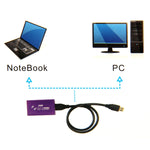 علبة قرص صلب SSD mSATA بسرعة 6 جيجابت/ثانية إلى USB 3.0