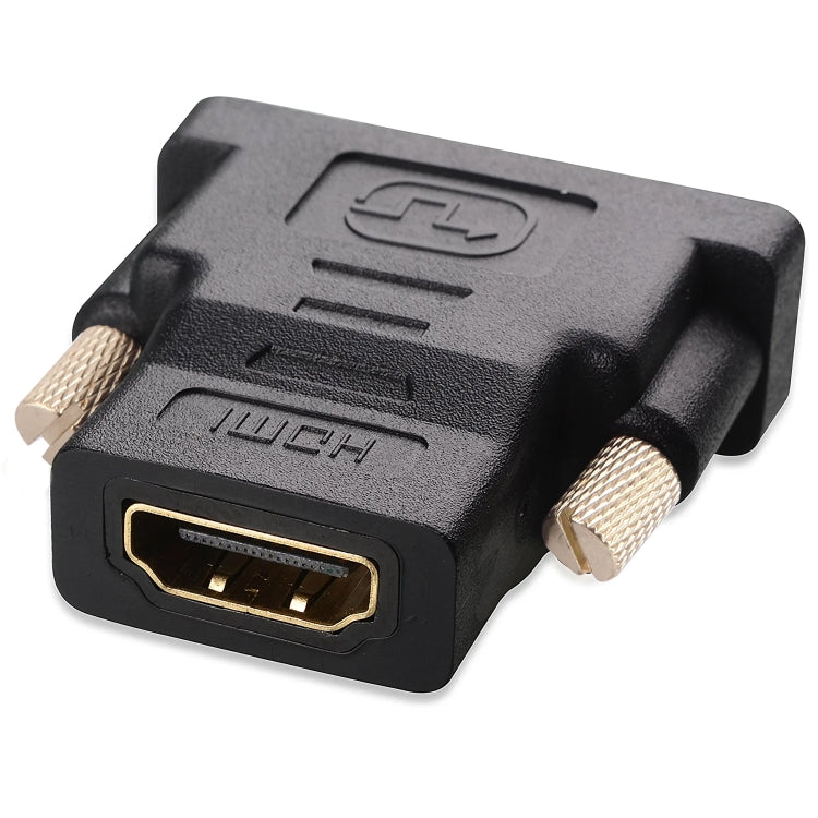 محول HDMI 19 دبوس أنثى إلى DVI 24+1 دبوس ذكر (مطلي بالذهب)، HDMI أنثى إلى DVI 24+1 دبوس ذكر