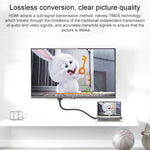 محول Mini HDMI ذكر مطلي بالذهب إلى HDMI 19 دبوس أنثى، Mini HDMI ذكر إلى HDMI أنثى