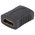 محول HDMI أنثى إلى HDMI أنثى (مطلي بالذهب)، HDMI أنثى إلى أنثى
