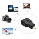 محول Micro HDMI ذكر إلى HDMI أنثى (مطلي بالذهب)، Micro HDMI ذكر إلى HDMI أنثى